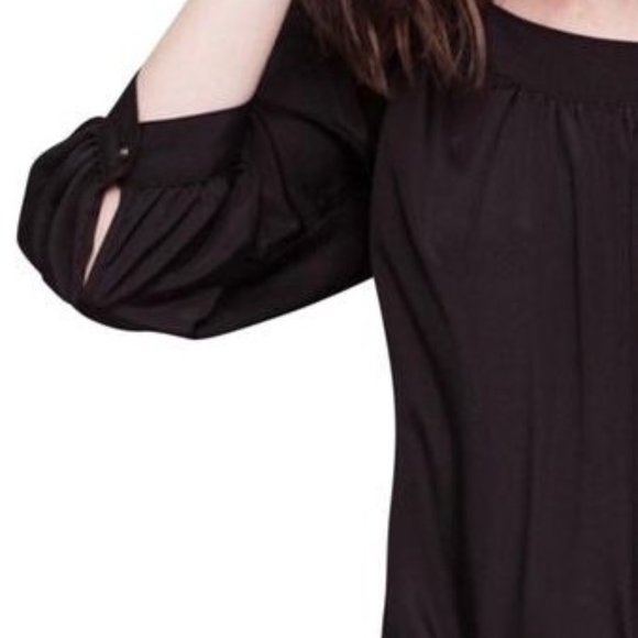 Anthropologie Off-Shoulder Maeve Black  Blouse - Picture 2 of 3